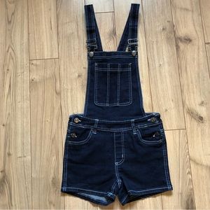 Women’s Beyoutiful Dark blue denim jeans shortalls size 26